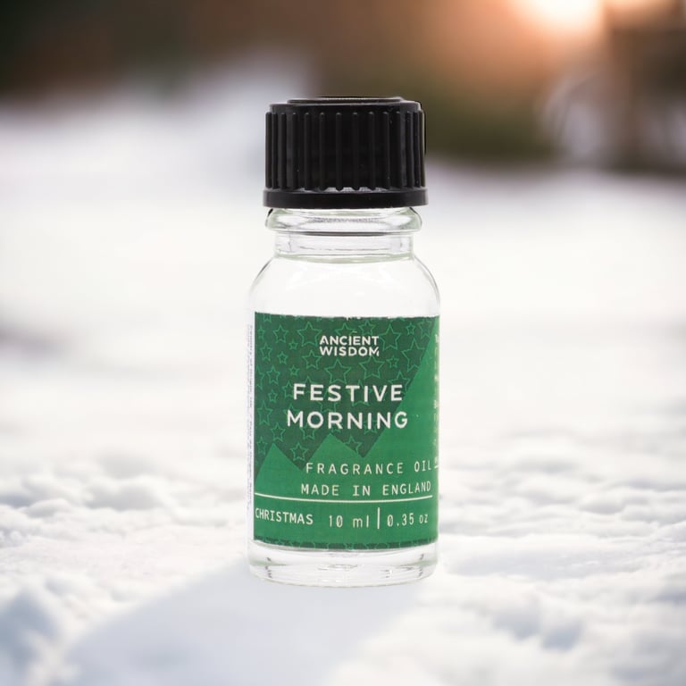 Festive Morning Fragrance Oil 10ml - Invigorating Home Scent for Festive Seasons