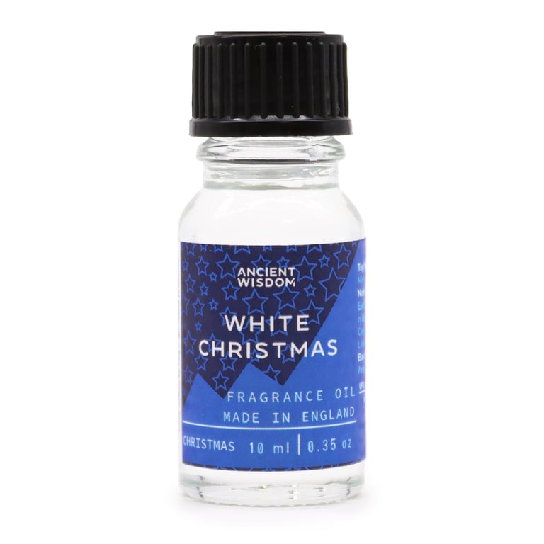 White Christmas Fragrance Oil 10ml - Winter Holiday Home Scent