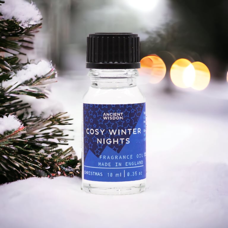 Cosy Winter Nights 10ml Fragrance Oil - Warmth in a Bottle Home Fragrance