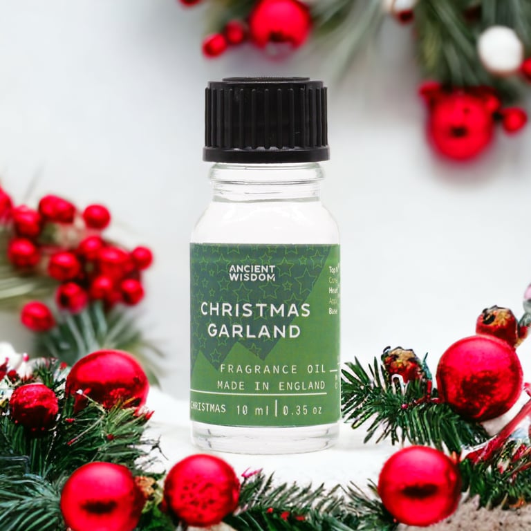 Christmas Garland Fragrance Oil - 10ml Home Decor Scent for Holiday Decoration