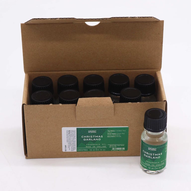 Christmas Garland Fragrance Oil - 10ml Home Decor Scent for Holiday Decoration