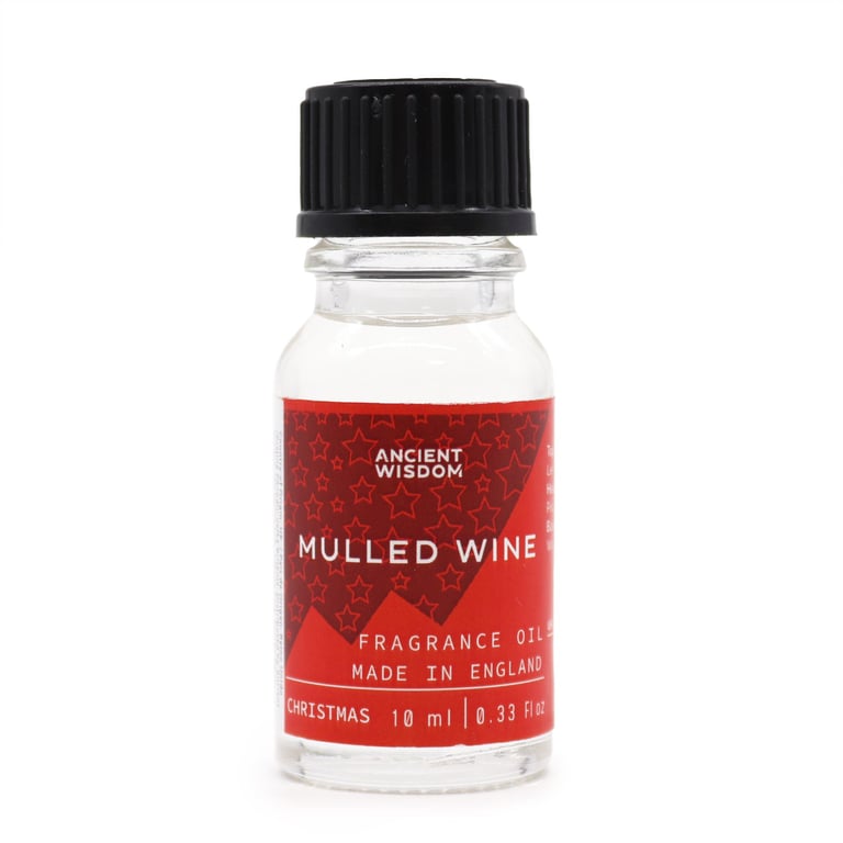 Mulled Wine Fragrance Oil - Warm Winter Aroma for Holiday Homes 10ml