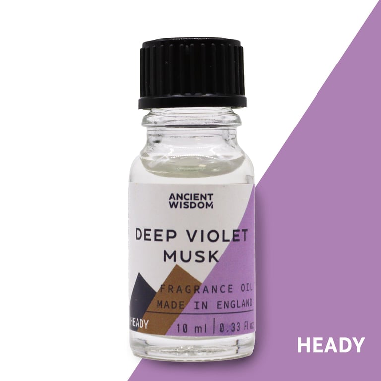10ml Deep Violet Musk Fragrance Oil - High Concentration Luxury Home Aromatherapy Perfume Oil