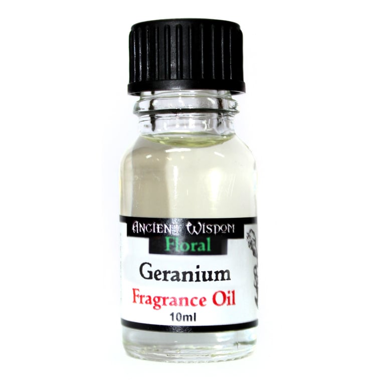 Geranium 10ml Fragrance Oil - Natural Aromatherapy Oil for Home Fragrances