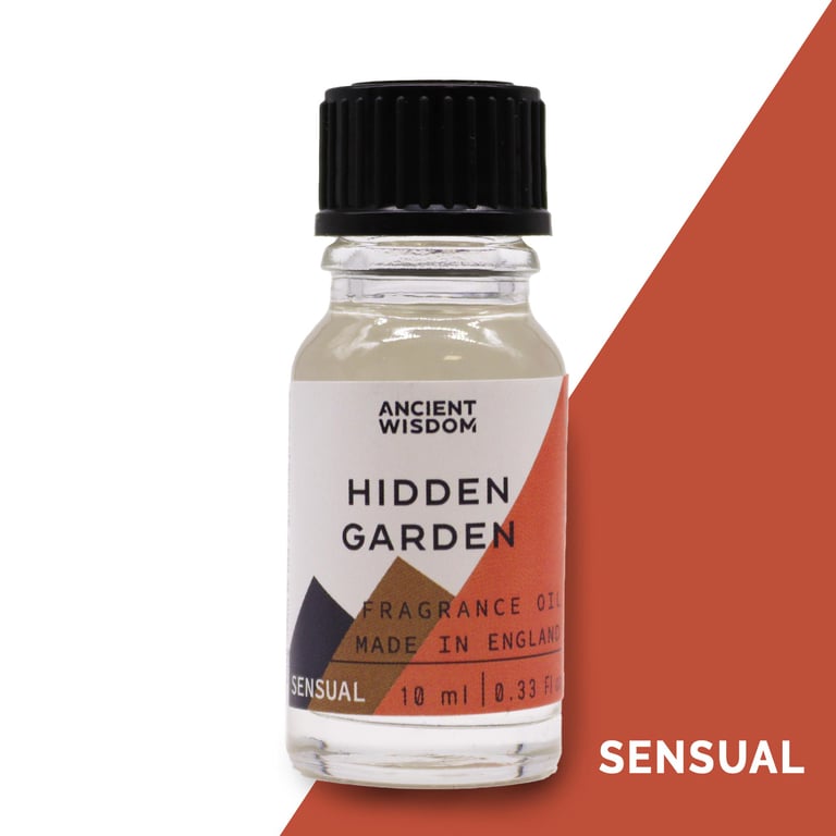 10ml Hidden Garden Fragrance Oil - Natural Essential Oil Scent for Home