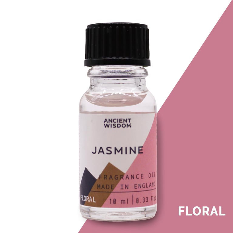 Natural Jasmine Essential Oil - 10ml Home Fragrance Oil for Candles and Diffusers