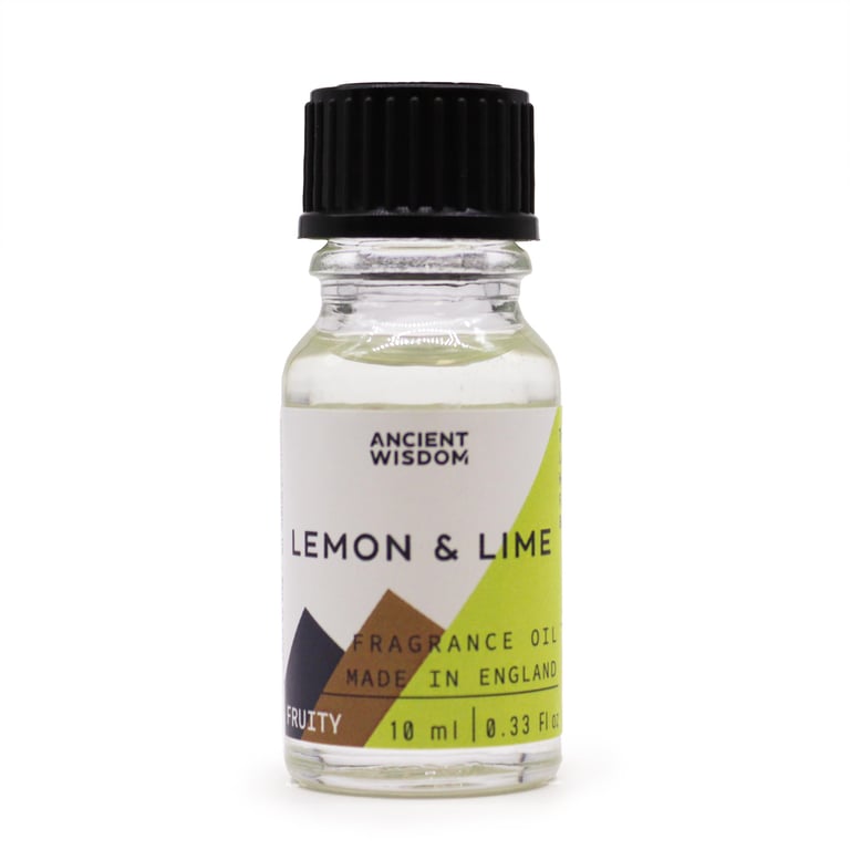 10ml Lemon & Lime Fragrance Oil - Citrus Aroma for Home Scenting and Aromatherapy