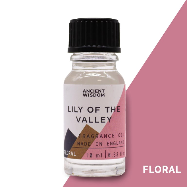 Lily Of The Valley 10ml Fragrance Oil - Aromatic Floral Scent Perfume Base Note