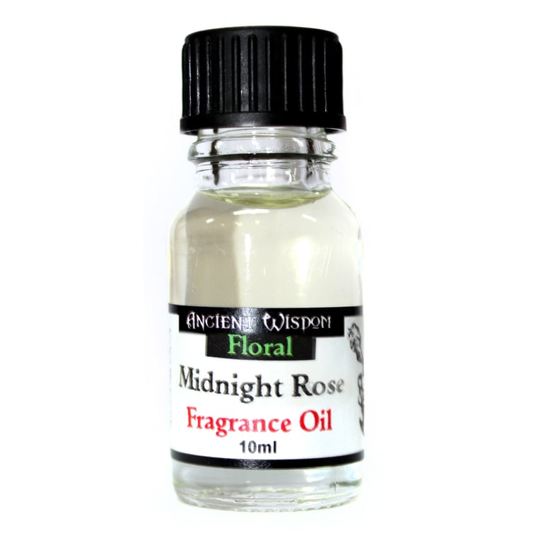Midnight Rose 10ml Natural Fragrance Oil - Organic Rose Essential Oil Scent Diffuser Oil