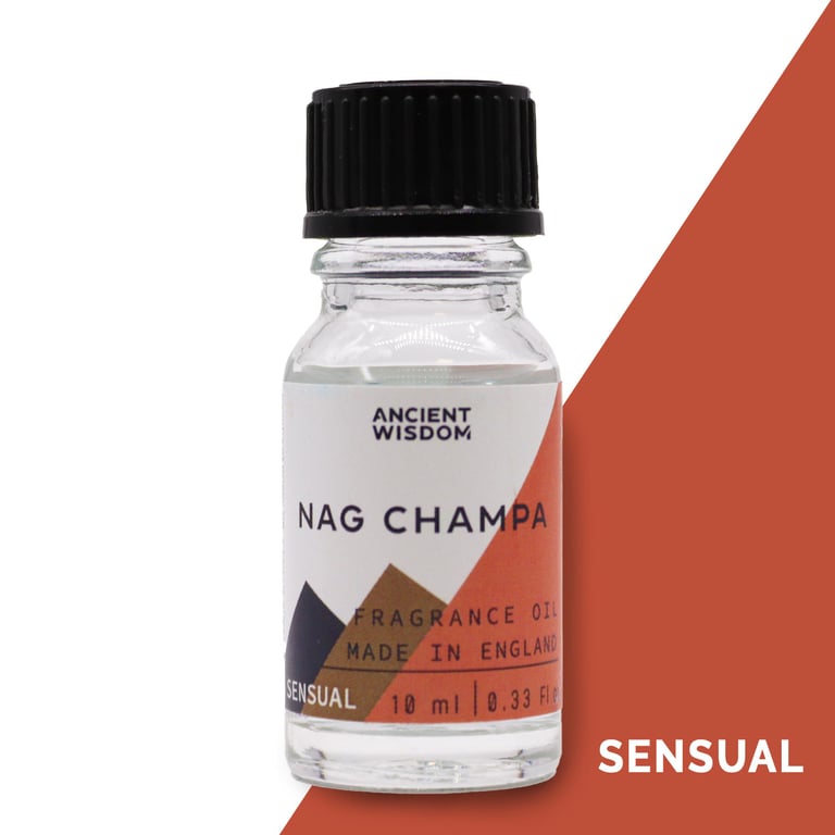 Nag Champa 10ml Essential Oil Fragrance for Home Meditation and Spiritual Spaces