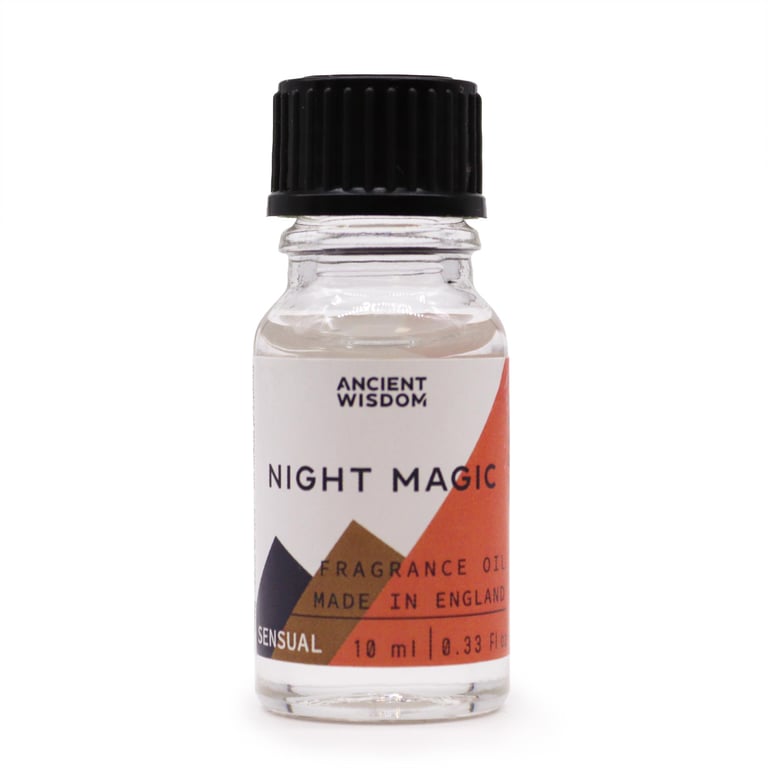 Night Magic 10ml Fragrance Oil - Relaxing Home and Beauty Aromatherapy for Sleep Aid and Stress Relief