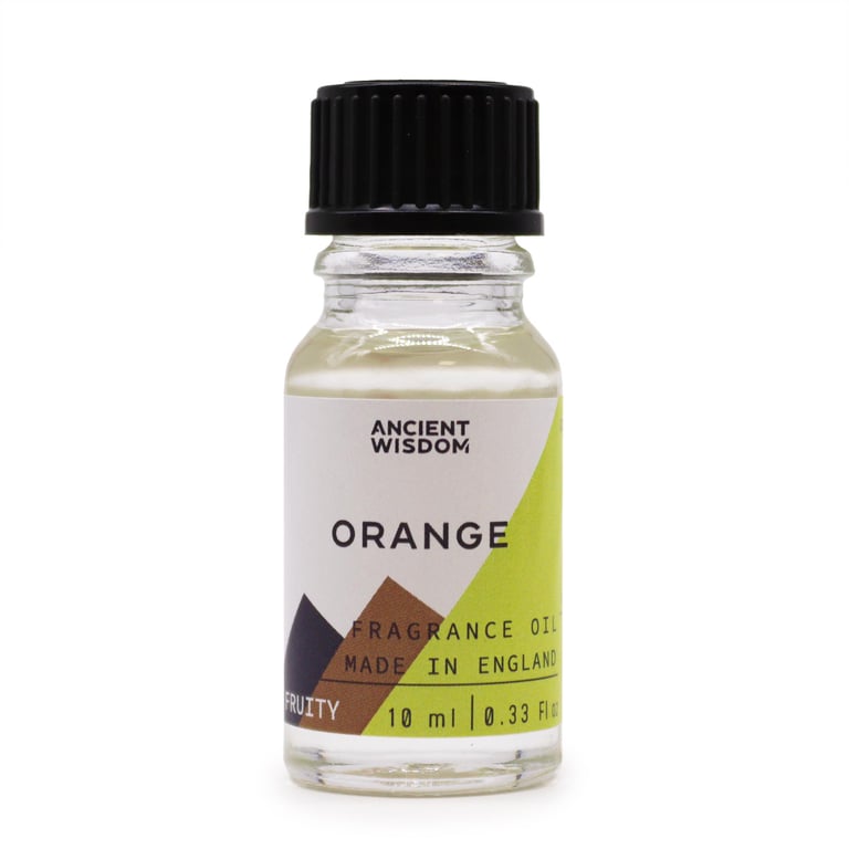Orange Fragrance Oil - 10ml Essential Oil for Home Fragrances and Aromatherapy Candles