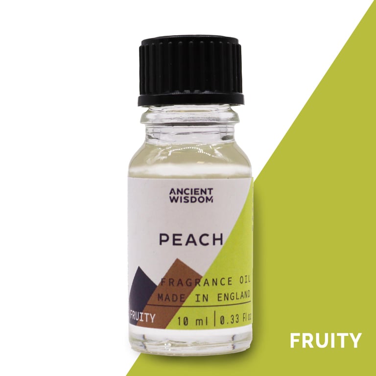 Peach Fragrance Oil - 10ml Natural Essential Oil for Home Aromatherapy Perfume