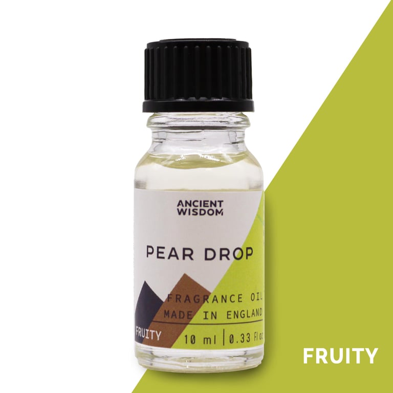 10ml Pear Drop Fragrance Oil - Natural Scent for Home and Bathroom