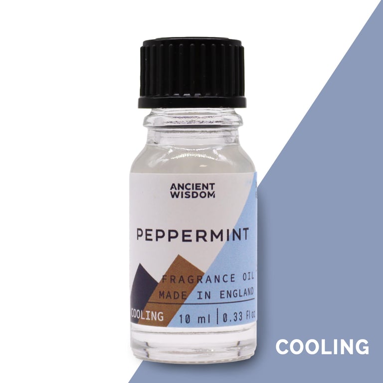 10ml Peppermint Essential Oil - Natural Aromatherapy Fragrance for Home & Garden