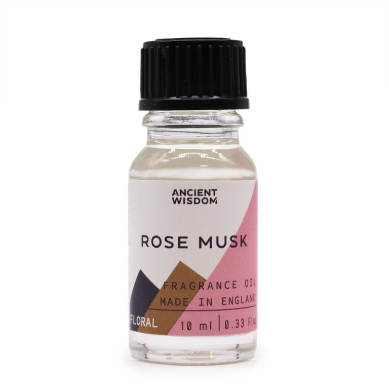 10ml Rose Musk Fragrance Oil - Pure Perfume Essence for Home Aromatherapy