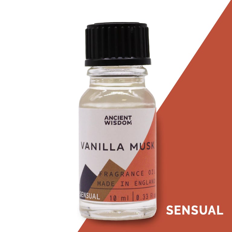 10ml Vanilla Musk Fragrance Oil - Home Scented Aromatic Oil with Musky Vanilla Fragrance