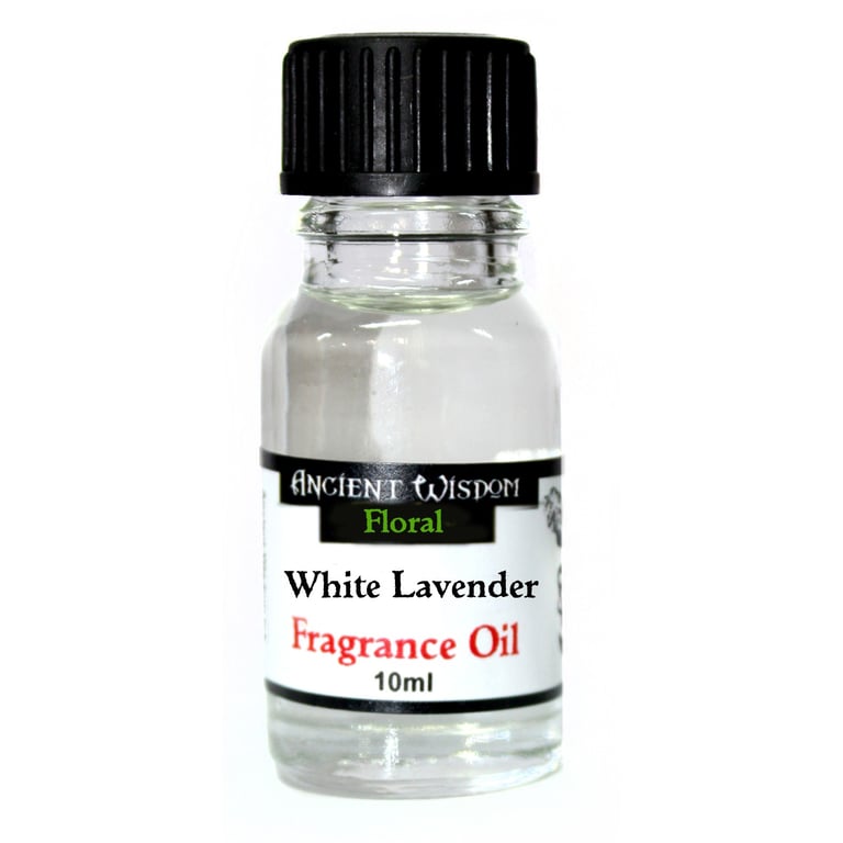 White Lavender Fragrance Oil - 10ml Essential Aromatherapy Oil for Home Use