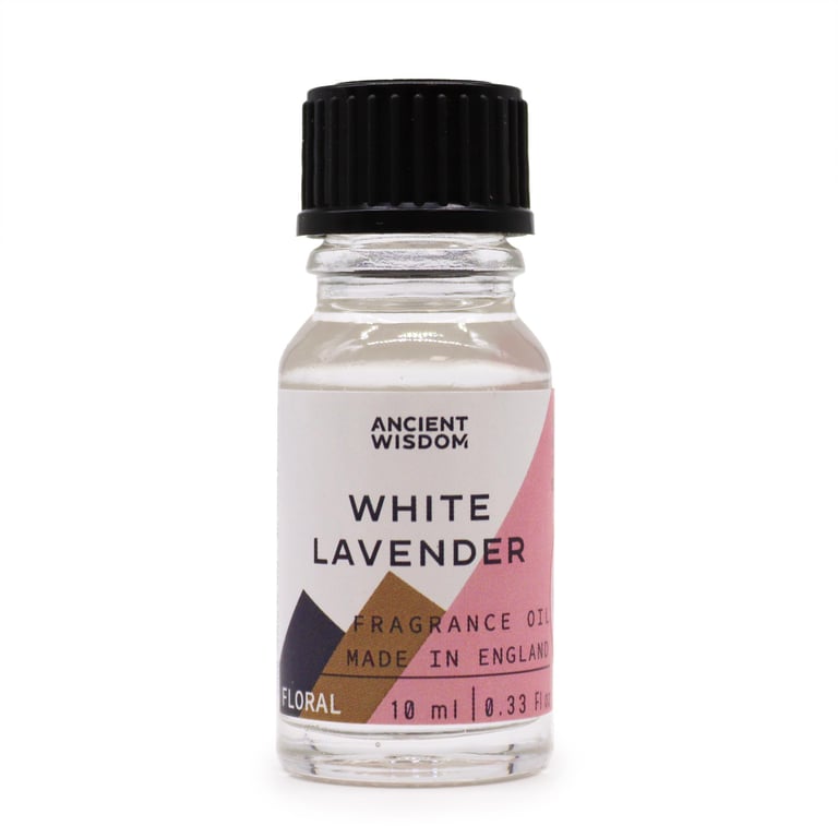 White Lavender Fragrance Oil - 10ml Essential Aromatherapy Oil for Home Use