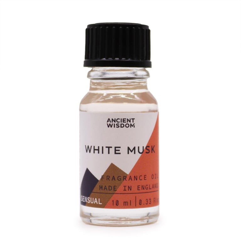 White Musk Perfume Grade Fragrance Oil - 10ml Essential Scent Oil for Home Aromatherapy