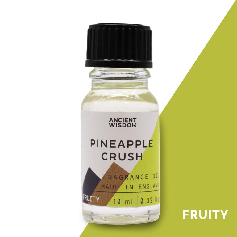 Pineapple Crush 10ml Fragrance Oil - Essential Home Scent for Room Spray