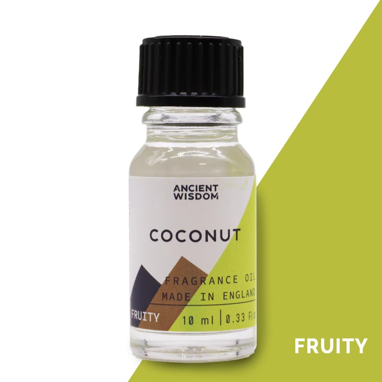 Coconut Fragrance Oil - 10ml Natural Home Aromatherapy Essential Scent