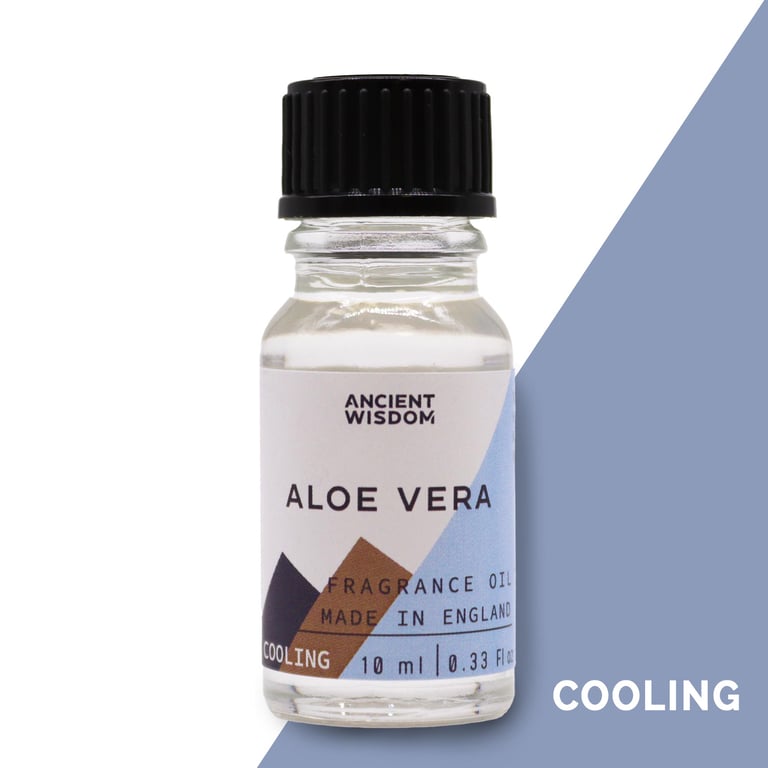 Aloe Vera Natural Fragrance Oil 10ml - Skincare Essential Oil for Aromatherapy Home Use
