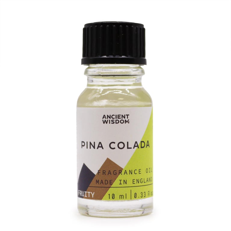 Pinacolada Fragrance Oil 10ml - Tropical Pineapple Coconut Scent for Home Candles and Diffusers