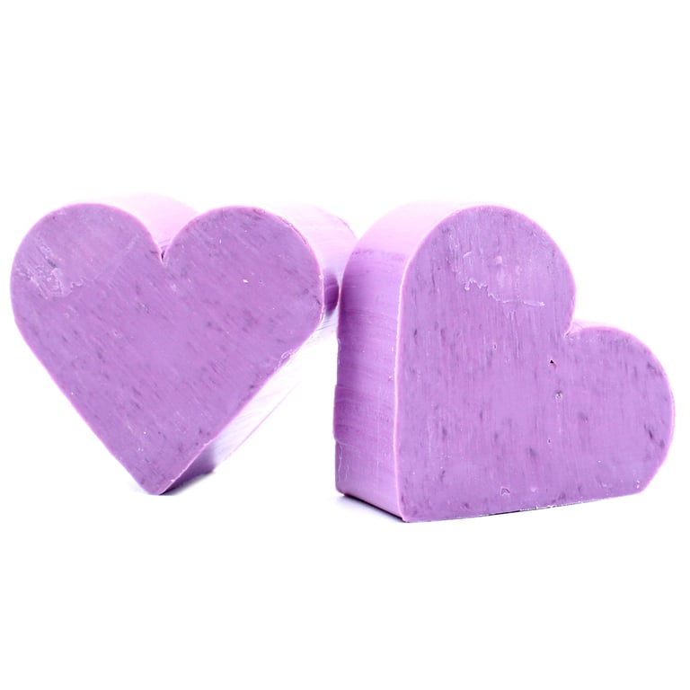 Lavender Heart Guest Soap - Natural Home Fragrance and Bathroom Essential