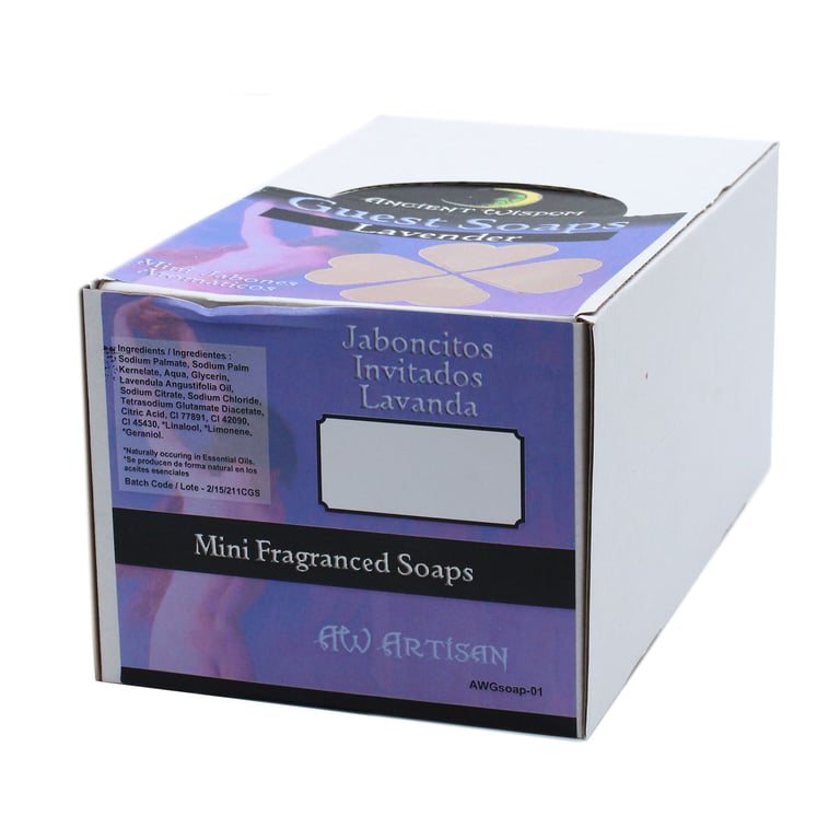 Lavender Heart Guest Soap - Natural Home Fragrance and Bathroom Essential