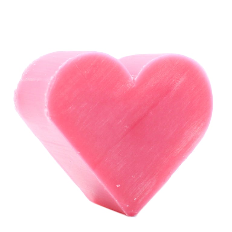 Wild Rose Heart Guest Soap - Gentle Fragrance for Home Beauty and Guest Bathroom Essentials