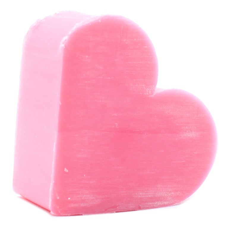 Wild Rose Heart Guest Soap - Gentle Fragrance for Home Beauty and Guest Bathroom Essentials