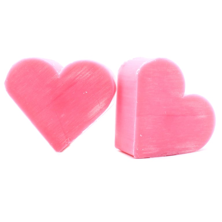 Wild Rose Heart Guest Soap - Gentle Fragrance for Home Beauty and Guest Bathroom Essentials