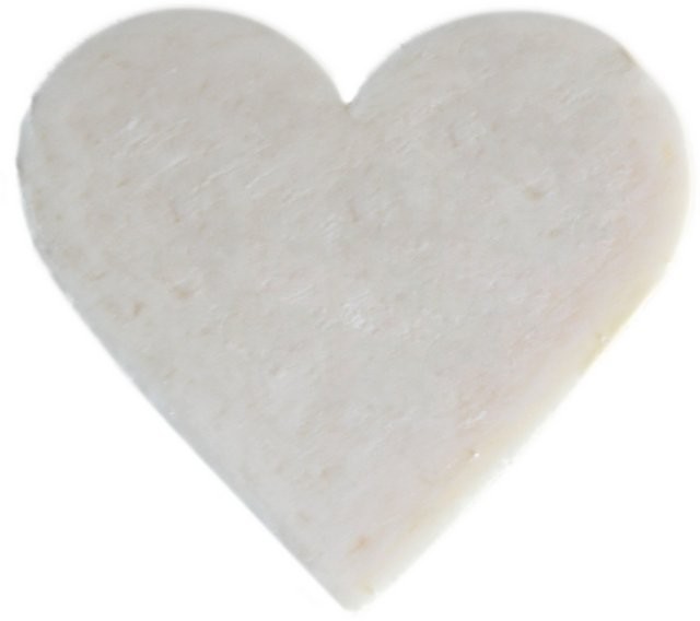 Coconut Heart Guest Soap - Natural Fragrance Skincare Soap for Bathroom