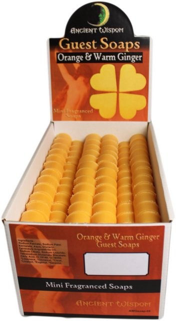 Natural Heart Guest Soap - Orange & Warm Ginger Home Fragrance Soap