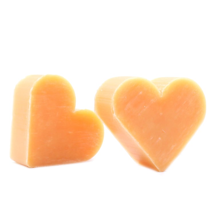 Natural Heart Guest Soap - Orange & Warm Ginger Home Fragrance Soap