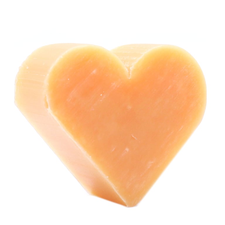Natural Heart Guest Soap - Orange & Warm Ginger Home Fragrance Soap