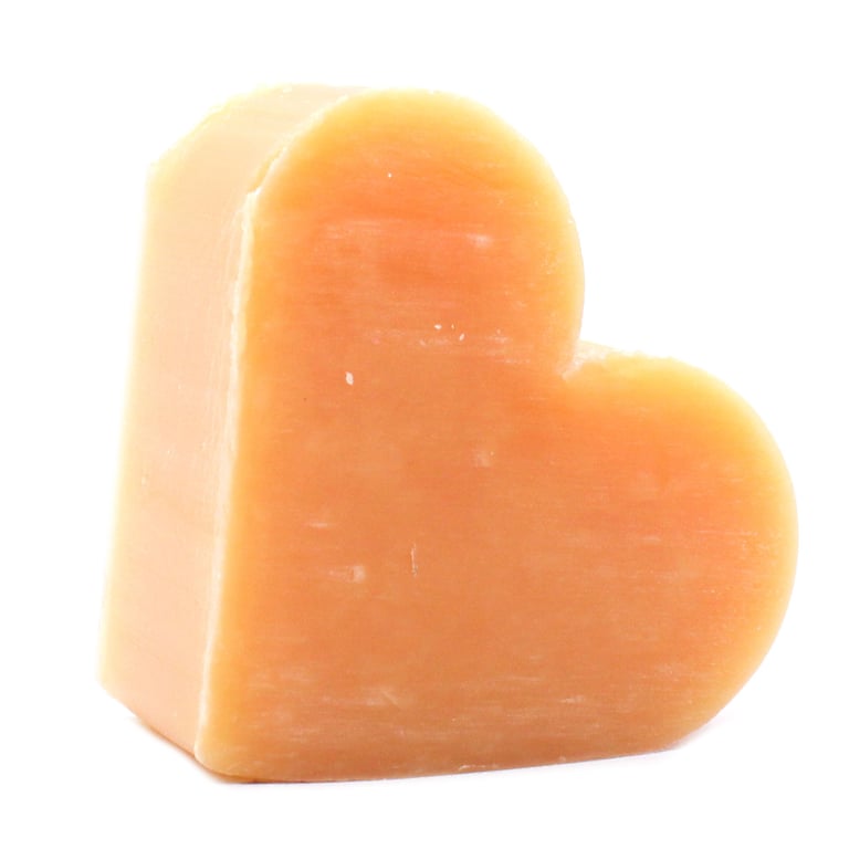 Natural Heart Guest Soap - Orange & Warm Ginger Home Fragrance Soap
