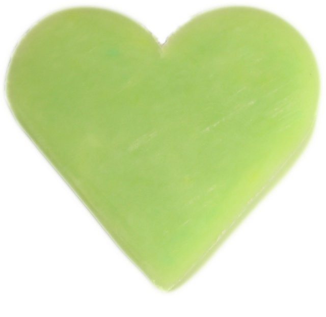 Green Tea Heart Guest Soap - Natural Eco-Friendly Fragrance Bathroom Soap