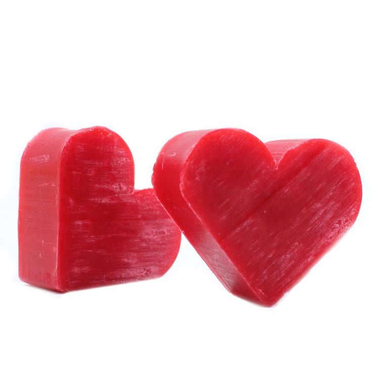 Raspberry Heart Guest Soap - Beautiful Fragrance for Home and Guest Bathrooms