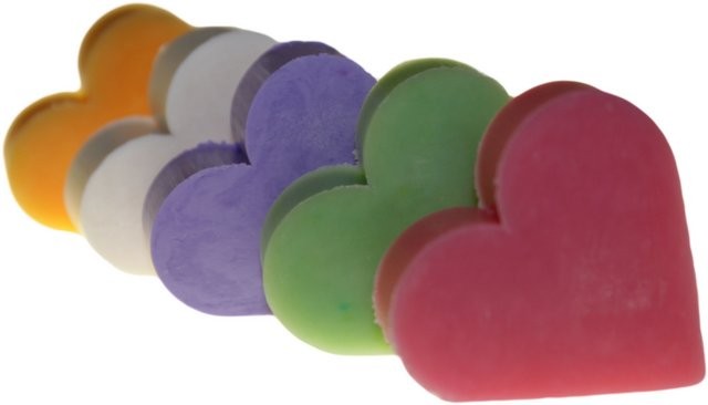 Raspberry Heart Guest Soap - Beautiful Fragrance for Home and Guest Bathrooms