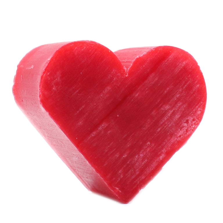 Raspberry Heart Guest Soap - Beautiful Fragrance for Home and Guest Bathrooms