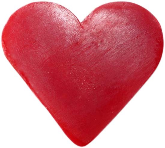 Raspberry Heart Guest Soap - Beautiful Fragrance for Home and Guest Bathrooms