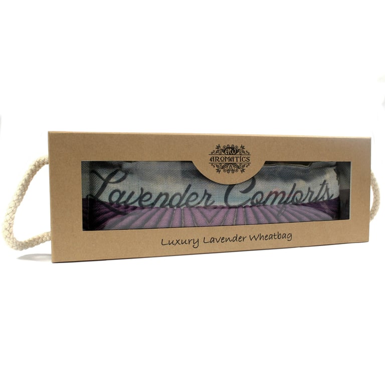 Luxury Lavender Wheat Bag Relaxation Therapy Gift Box