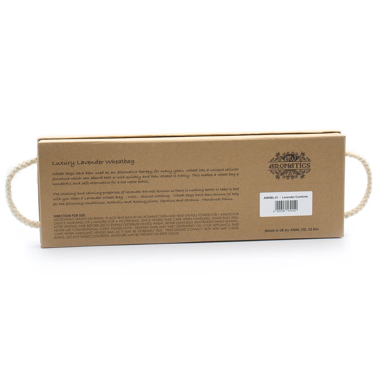 Luxury Lavender Wheat Bag Relaxation Therapy Gift Box