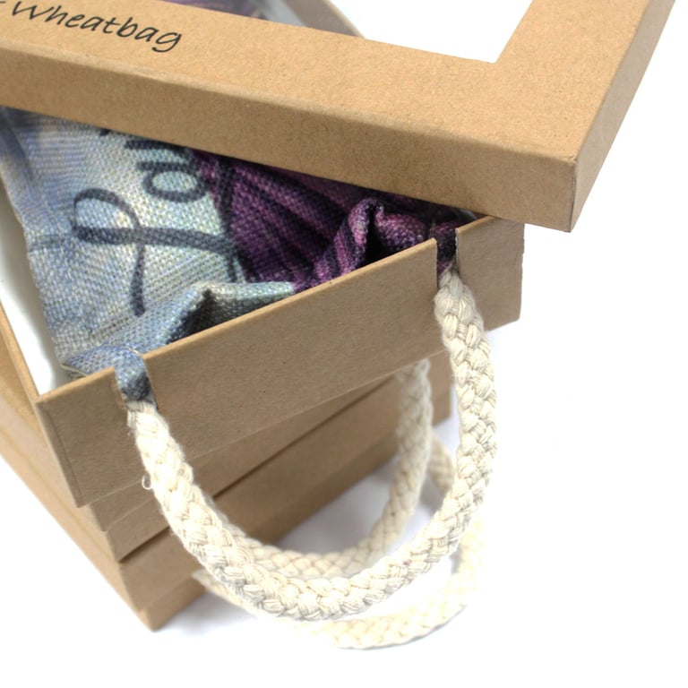 Luxury Lavender Wheat Bag Relaxation Therapy Gift Box