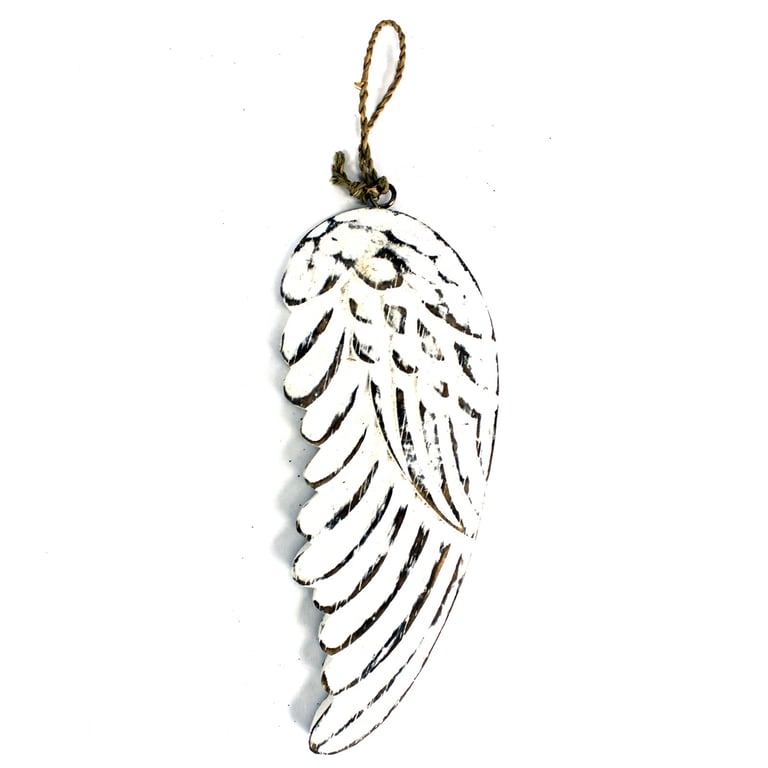 Hand Crafted Small 18cm Decorative Angel Wings