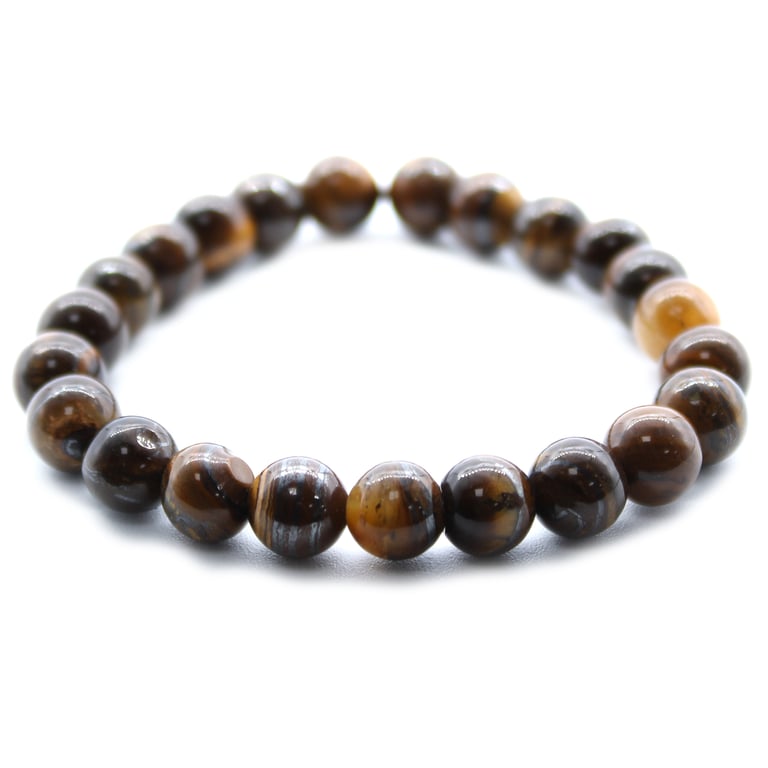 Tiger Eye Power Bracelet - Energizing Crystal Motivational Accessory