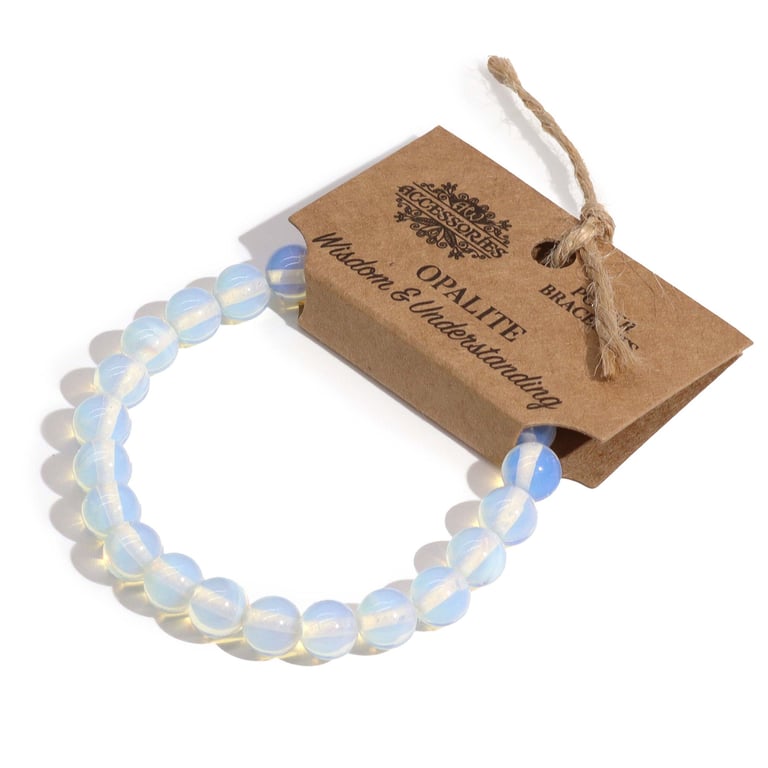 Opalite Power Bracelet - Fast Charging Crystal Energy English Style Jewelry