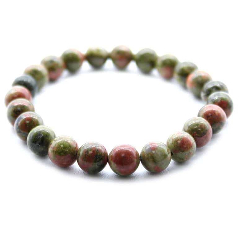 Green Jasper Crystal Energy Power Bracelet for Healing and Balance